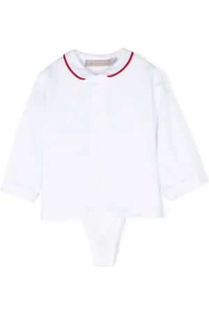 LA STUPENDERIA Contrasting-trim cotton body