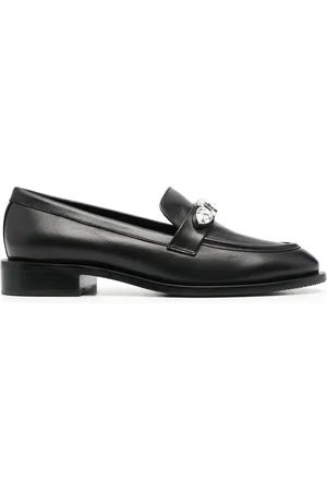Stuart Weitzman Crystal-embellished loafers