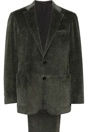 CANALI Corduroy single-breasted suit