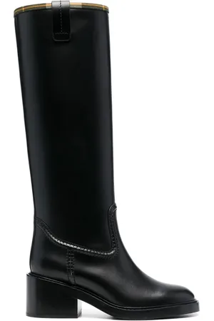 Chloé Block-heel leather boots