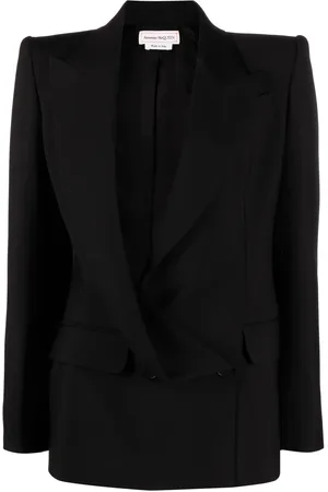 Alexander McQueen Asymmetric double-breasted blazer