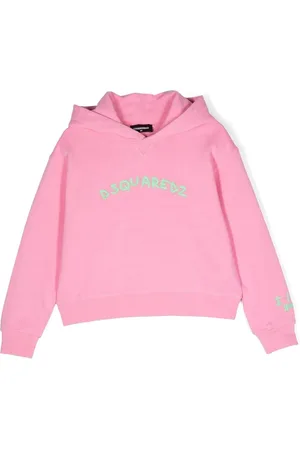 Dsquared2 Logo-embroidered longsleeved hoodie