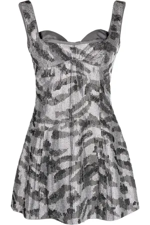 GCDS Mina Bell crystal-embellished minidress