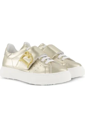 Dsquared2 D2 Statement metallic leather sneakers