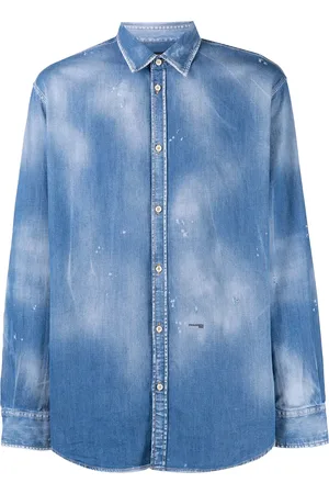 Dsquared2 Distressed-effect denim shirt