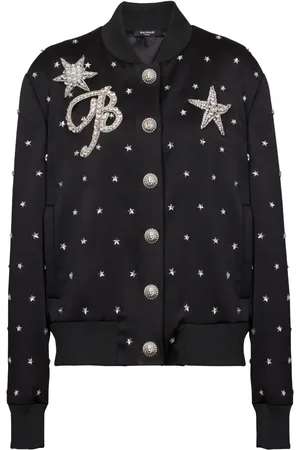 Balmain Stars embroidered bomber jacket