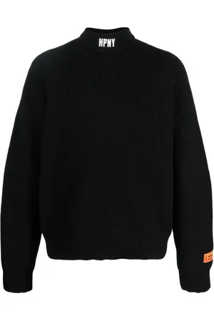 Heron Preston HPNY logo-embroidered wool jumper