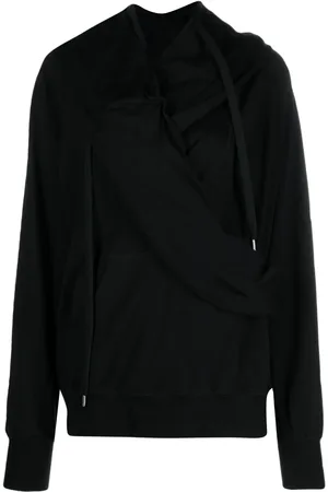 UNDERCOVER Draped cotton-blend hoodie