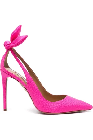 Aquazzura Bow Tie 105mm pointed-toe pumps