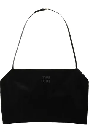Miu Miu Velvet crop top