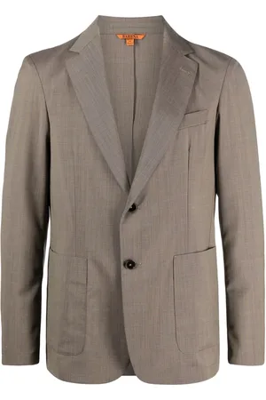 BARENA Single-breasted virgin wool blazer