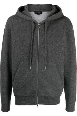 Dunhill Long-sleeves zip-up hoodie
