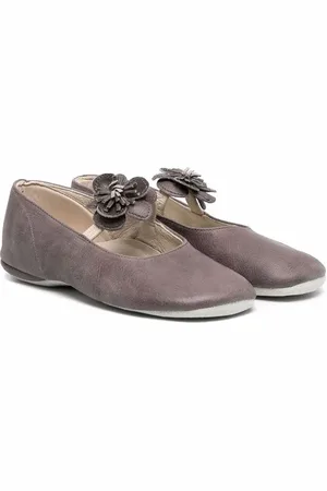 PèPè Floral-detail ballerina shoes