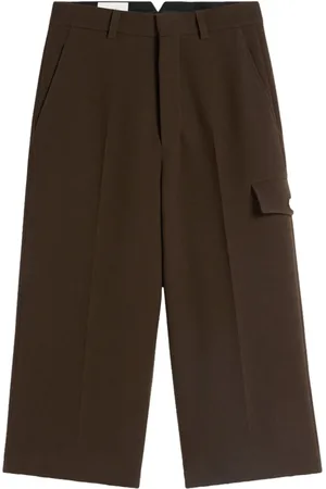 Ami Virgin-wool cropped trousers