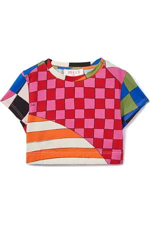 PUCCI Junior Giardino-print T-shirt