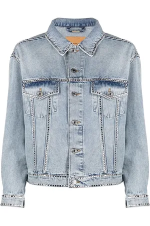 ALEXANDRE VAUTHIER Crystal-embellished denim jacket