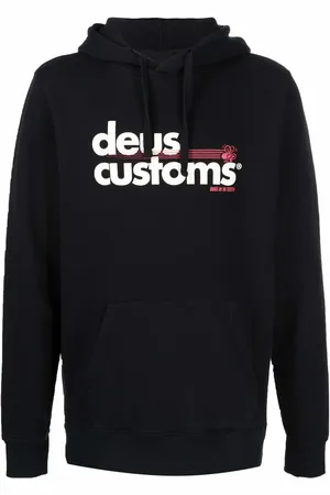 Deus Ex Machina Logo-print drawstring hoodie