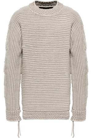 11 BY BORIS BIDJAN SABERI Hand-knitted jumper