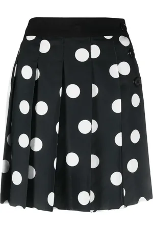 Msgm Polka dot pleated mini skirt