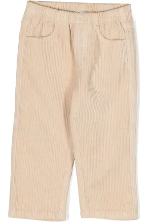 Il gufo Elasticated-waist corduroy trousers