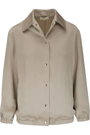 Vince Press-stud bomber jacket