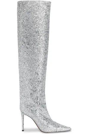 ALEXANDRE VAUTHIER 90mm Viola glittered boots