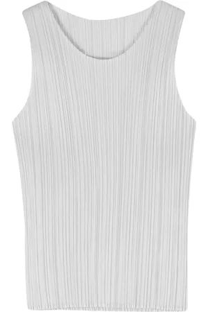 PLEATS PLEASE ISSEY MIYAKE Plissé sleeveless T-shirt