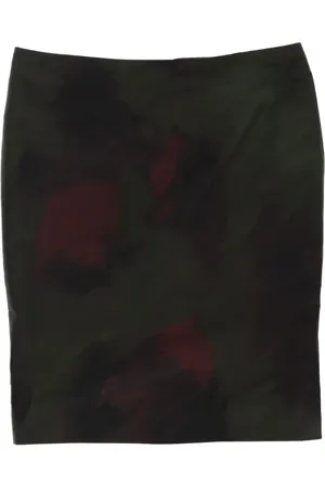 Hermès 2010s patterned silk skirt