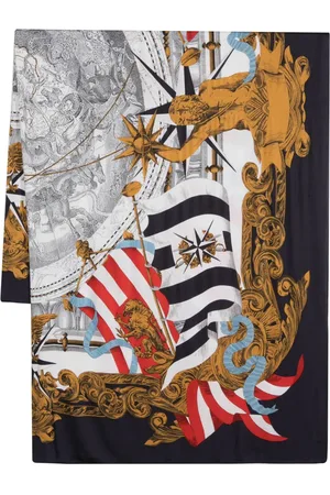Gianfranco Ferré Motif-print silk scarf
