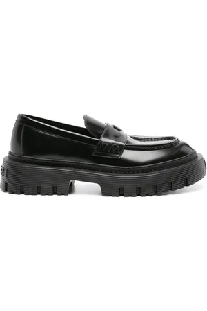 AMIRI Logo-plaque leather loafers