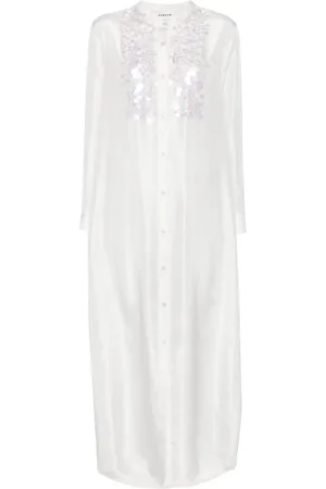 P.A.R.O.S.H. Paillette-embellished shirt dress