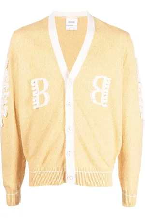 Barrie 3D-Logo V-neck cashmere cardigan
