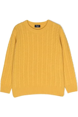 Il gufo Cable-knit virgin-wool jumper
