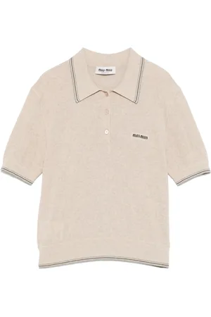 Miu Miu Knitted polo top