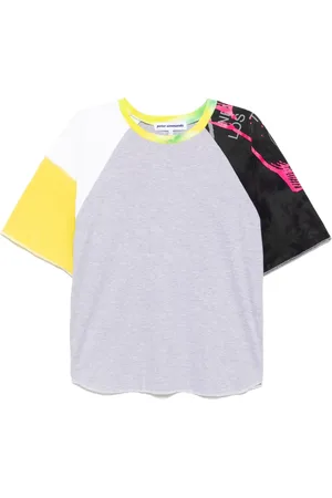 Stain Shade Panelled T-shirt
