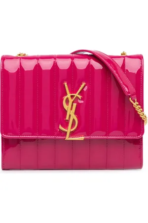 Saint Laurent 2019 Medium Patent Vicky crossbody bag