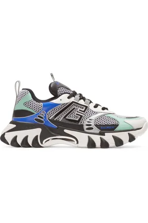 Balmain B-East panelled sneakers