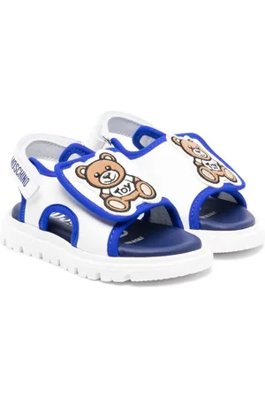 Moschino Teddy Bear motif leather sandals