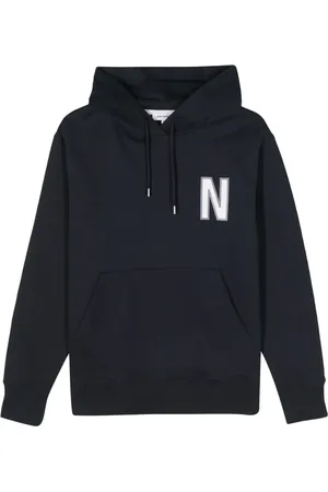 Norse projects Arne logo-print hoodie