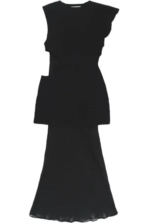 CHRISTOPHER ESBER Panelled sleeveless midi dress