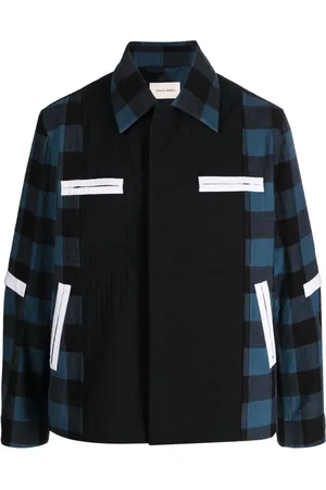 CRAIG GREEN Plaid-pattern worker jacket