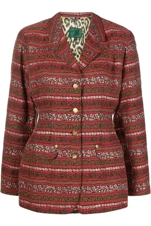 Jean Paul Gaultier 1990s graphic-print single-breasted blazer