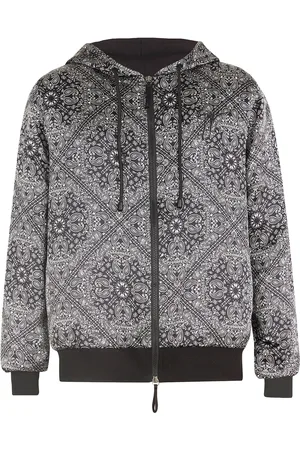 Giuseppe Zanotti Paisley print hooded jacket