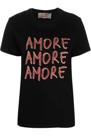 ALESSANDRO ENRIQUEZ Amore embroidered-logo T-shirt
