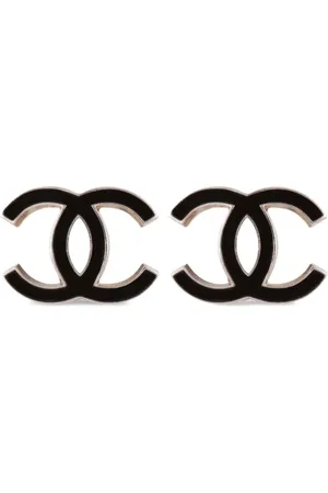 CHANEL 2006 CC clip-on earrings