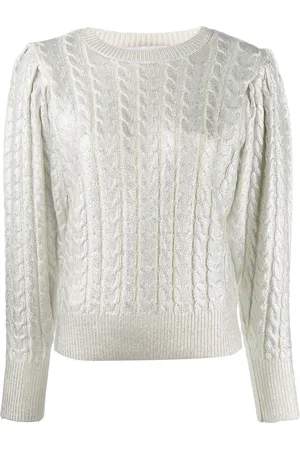 Msgm Metallic-threading knitted jumper
