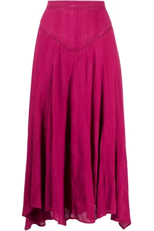 Marant Etoile Aline asymmetric high-waisted skirt