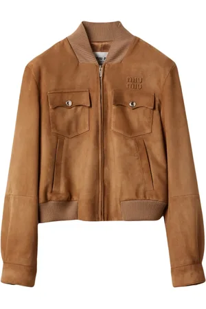 Miu Miu Suede nappa leather jacket