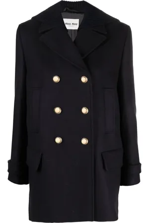 Miu Miu Virgin wool double-breasted coat