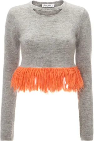 J.W.Anderson Fringed-hem knitted jumper